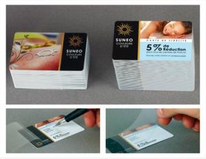 
	La v&eacute;ritable carte plastique

	8.6 x 5.4 cm

	Carte commerciale // Carte publicitaire // Carte de membre
	Carte VIP // Carte d&rsquo;adh&egrave;rent [......]