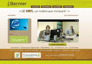 Scierie BERNIER Implant&eacute;e dans les Deux-S&egrave;vres. Son activit&eacute; se r&eacute;sume en plusieurs points :


	SELECTIONNER
	DEVELOPPER
	TRANSFORMER
	TRANSPORTER,


Le