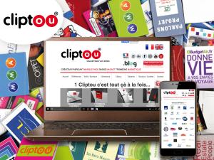 Cliptou, le nouveau support de communication &eacute;conomique et ludique.
